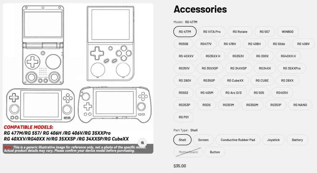 Anbernic Launches Official Replacement Parts Store for Handhelds