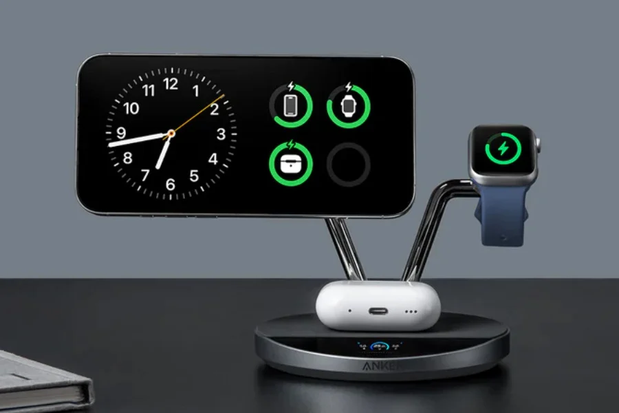 Anker Prime 3-in-1 Magnetic Wireless Charger Launches with Air Cooling and Touchscreen