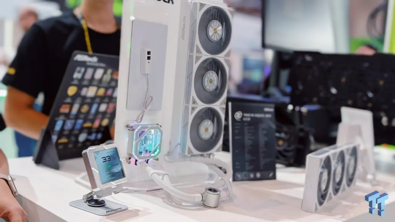 ASRock Taichi Aqua 360 LCD Cooler Firmware Update Fixes Burn-In
