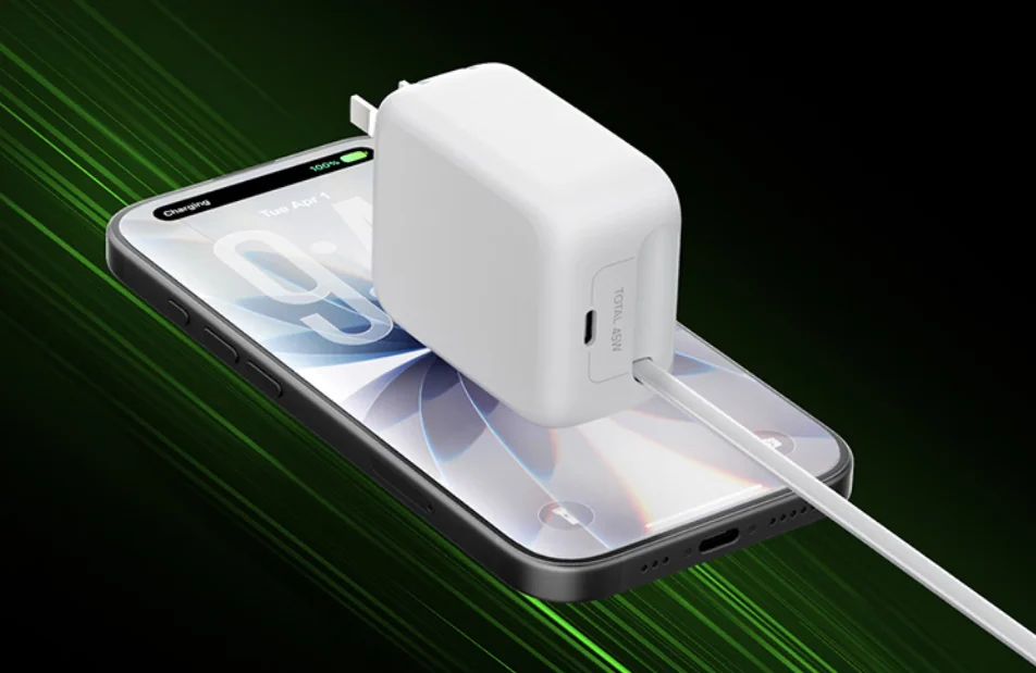 Belkin 45W GaN wall charger with retractable USB-C cable