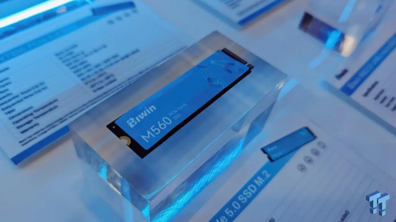 Biwin M560 PCIe Gen5.0 SSD product shot