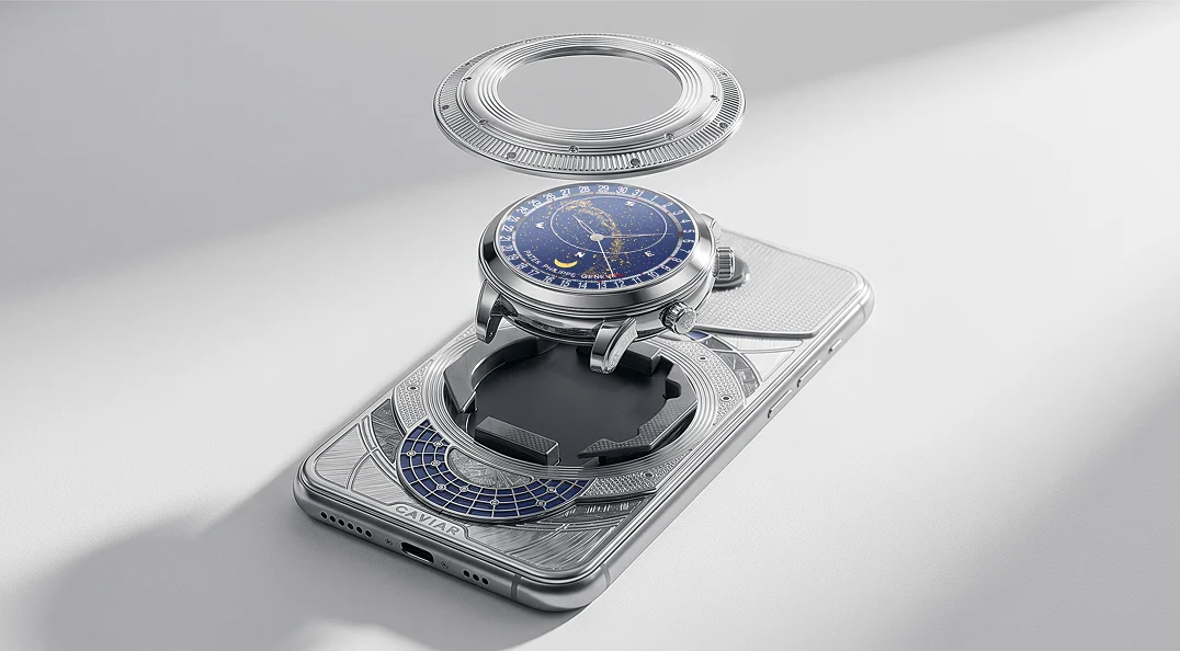 Caviar iPhone 17 Pro Max Masters of Time with Watch Vault