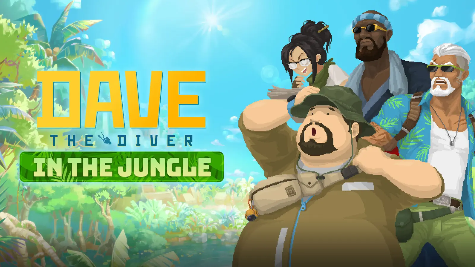 Screenshot of the new lake area in Dave the Diver In the Jungle DLC
