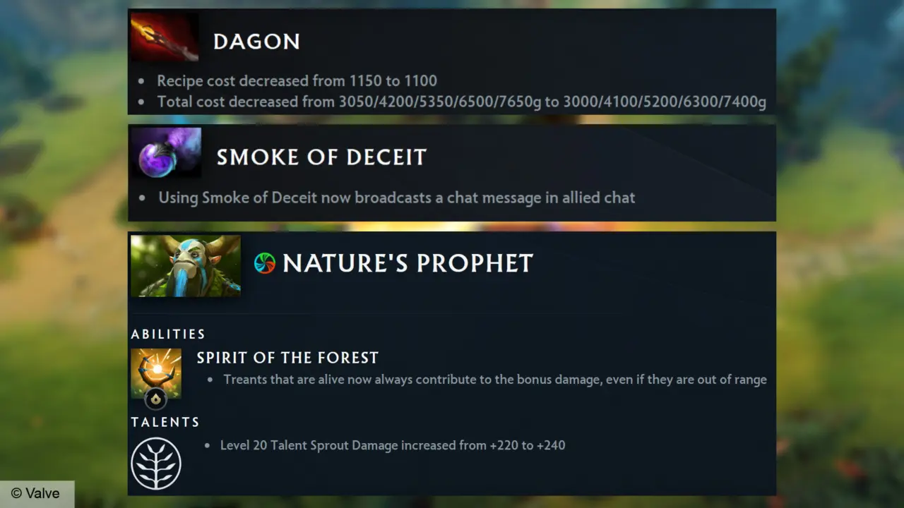 Dota 2 Update 7.41d Buffs Nature’s Prophet and Arc Warden, Sparks Axe Mystery