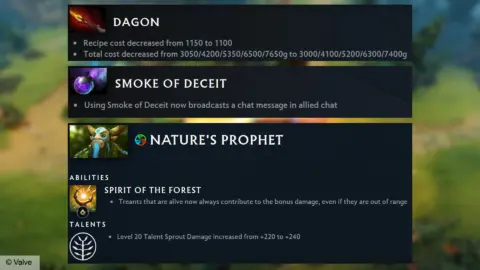 Dota 2 Update 7.41d Buffs Nature’s Prophet and Arc Warden, Sparks Axe Mystery