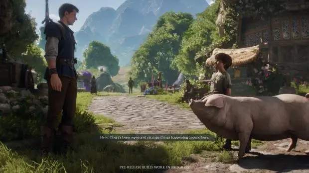 Fable reboot gameplay screenshot showing traversal mechanics