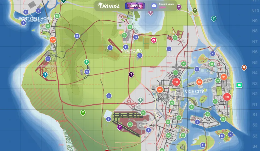 Fans Build Interactive Grand Theft Auto VI Map Ahead of Launch