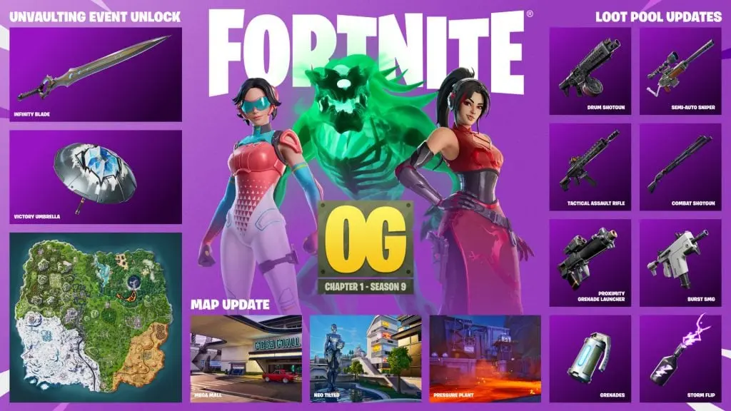 Fortnite Servers Down June 25 for Mid-Season Update