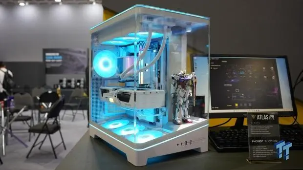 GAMDIAS ATLAS P6 CG PC case with curved glass panel