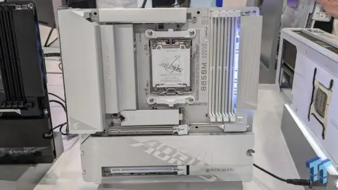 GIGABYTE B850M AORUS Stealth Motherboards Bring Backside Connectors to mATX