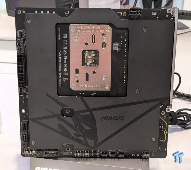 GIGABYTE B850M AORUS Stealth motherboard ports and connectors