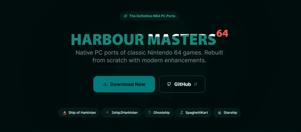 Harbour Masters logo representing GameCube PC port support