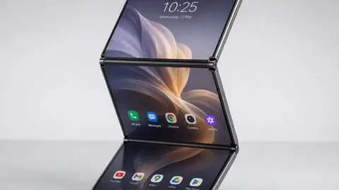 Huawei Patent Reveals Vertical Tri-Fold Smartphone Design