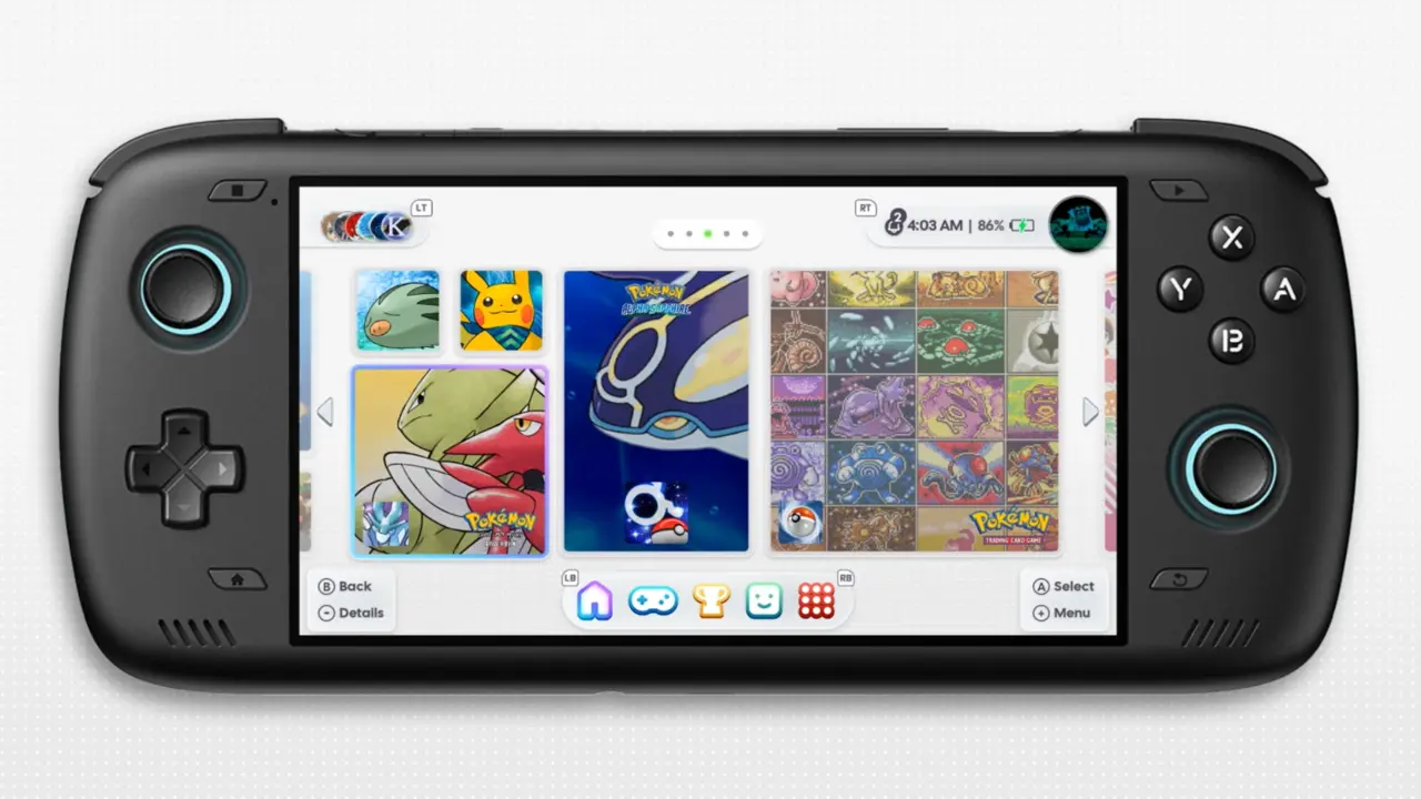 iiSU Android frontend interface showing glass-style menus and new animations