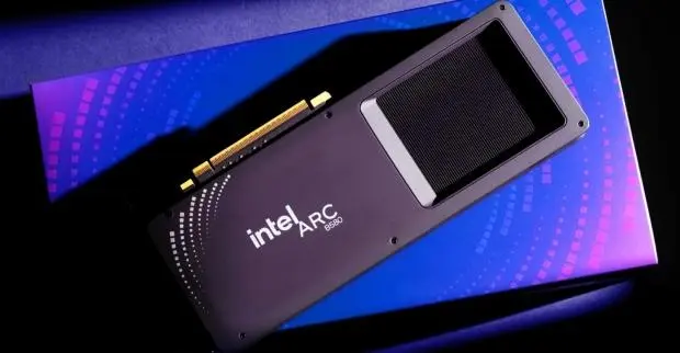 Intel Arc desktop GPU architecture diagram