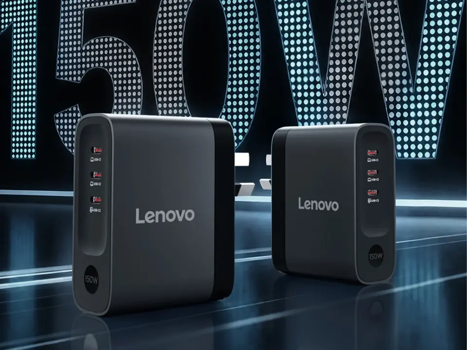 Lenovo Launches 150W GaN Charger with Three USB-C Ports in China