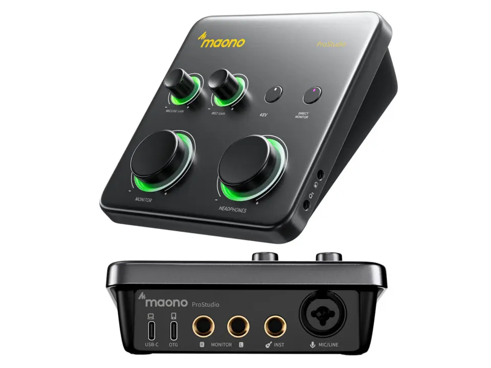 Maono Launches P1 and P2 Hybrid Audio Interfaces for Creators
