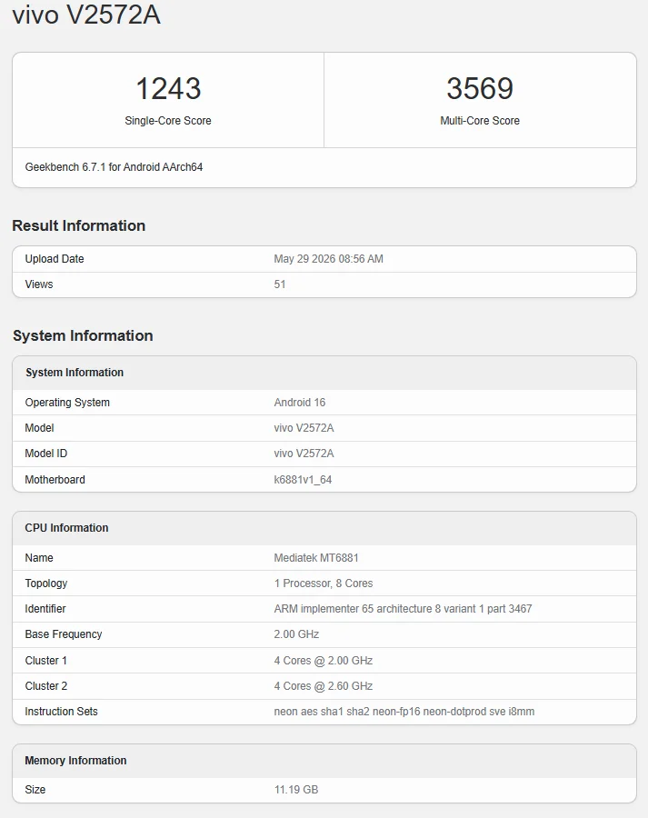 MediaTek Dimensity 7500 chip