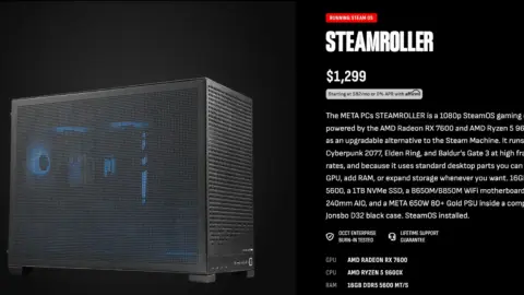 MetaPC Steamroller launches next month with SteamOS and $1,300 price
