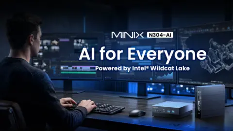 Minix N304-AI Mini PC Launches With Intel Core 3 and 24 TOPS AI