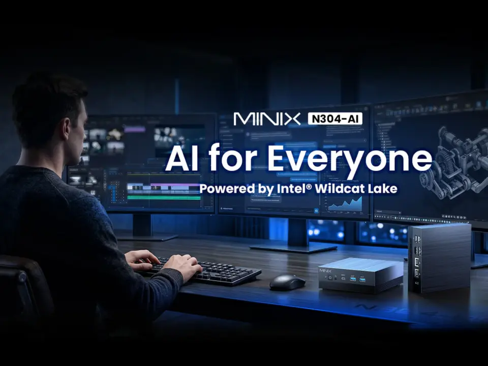 Minix N304-AI Mini PC Launches With Intel Core 3 and 24 TOPS AI