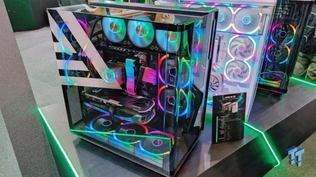 Montech King 95 3D PC case with three-sided tempered glass panels