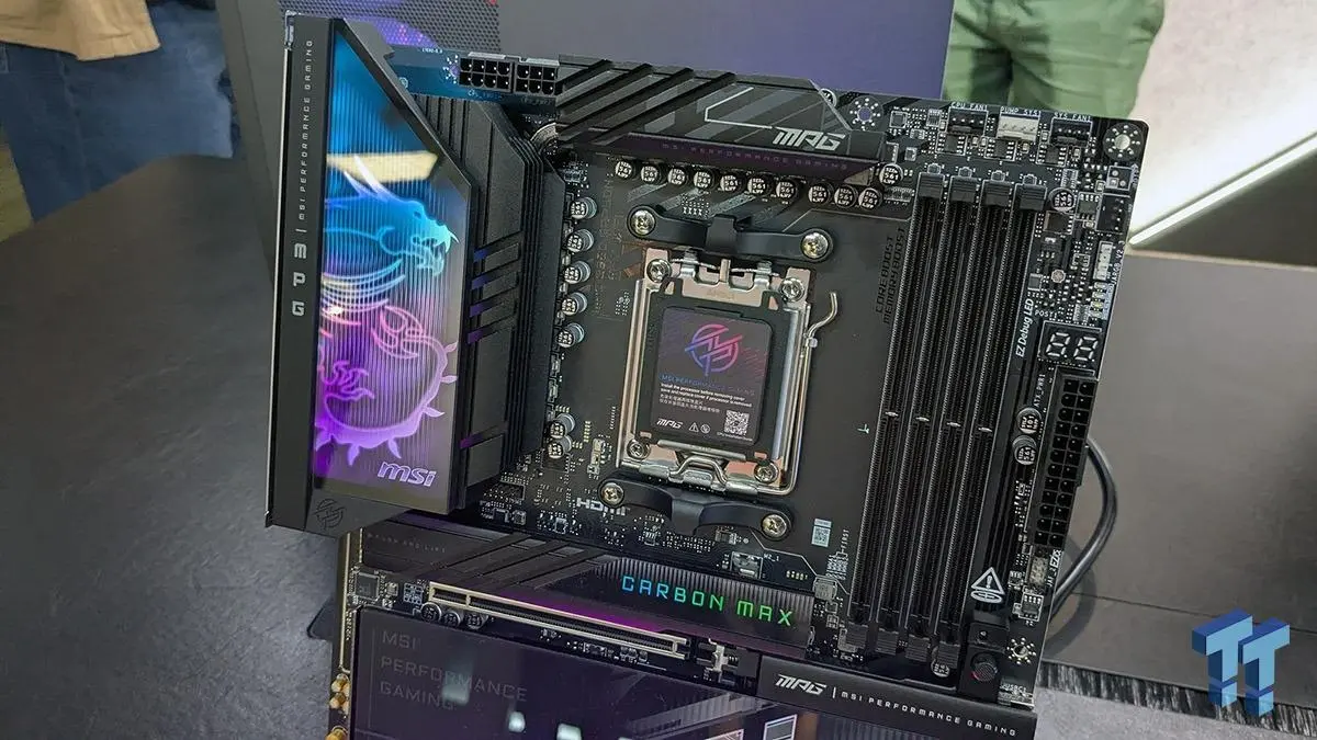MSI MPG B850 Carbon Max WiFi motherboard