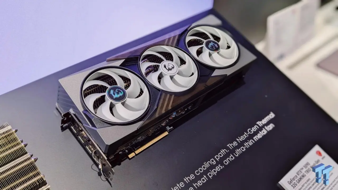 MSI Unveils Next-Gen GPU Cooling Tech for RTX 5090 Prototype