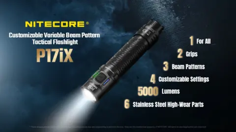 Nitecore P17iX Compact EDC Flashlight Launches Now
