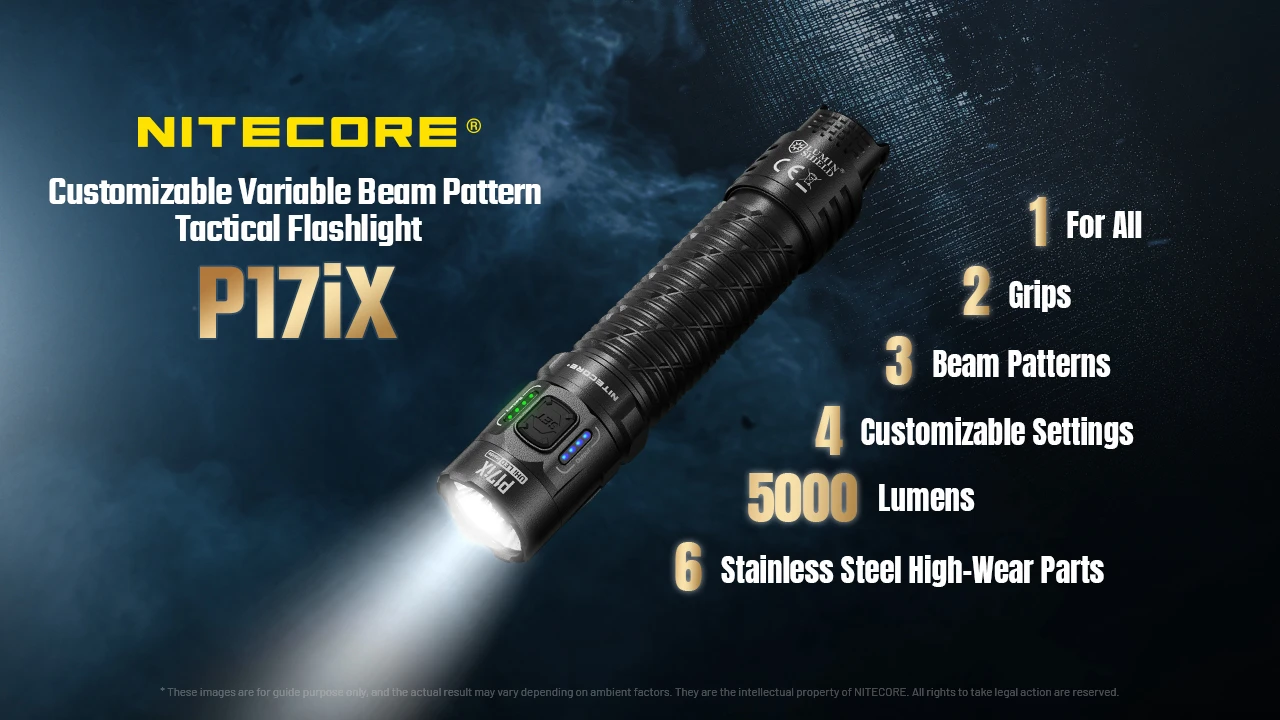 Nitecore P17iX Compact EDC Flashlight Launches Now