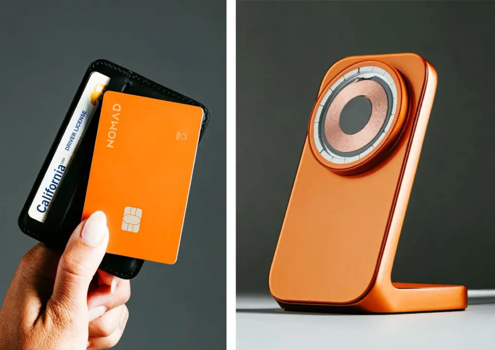 Nomad Tracking Card Pro and Stand One Get Stellar Orange Limited Edition