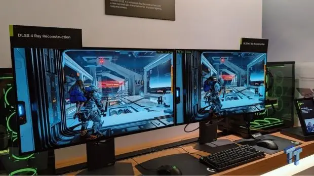 NVIDIA DLSS 4.5 Ray Reconstruction software update interface