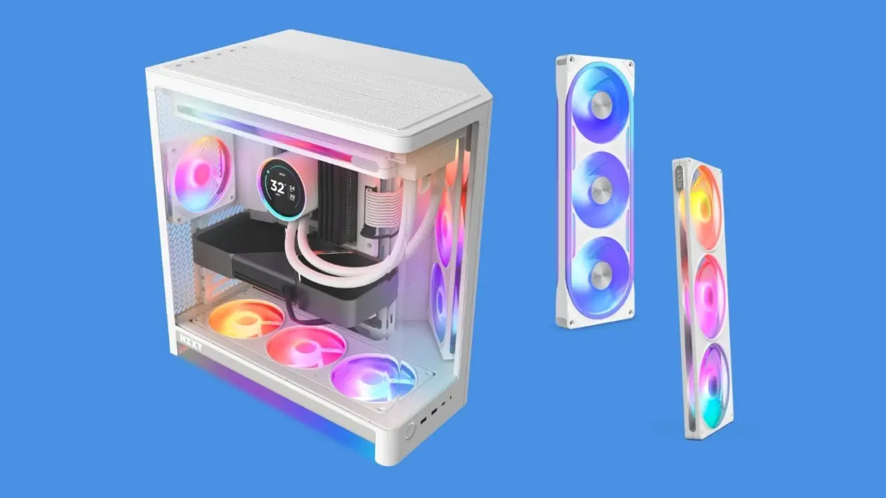 NZXT Launches H6 Series Dual-Chamber Cases with Curved Glass and New RGB Fans