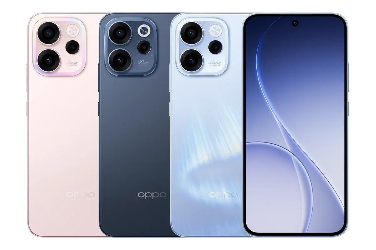 Oppo Reno 15A smartphone front view