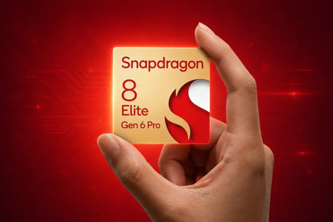 Qualcomm Snapdragon 8 Elite Gen 6 chipset rendering
