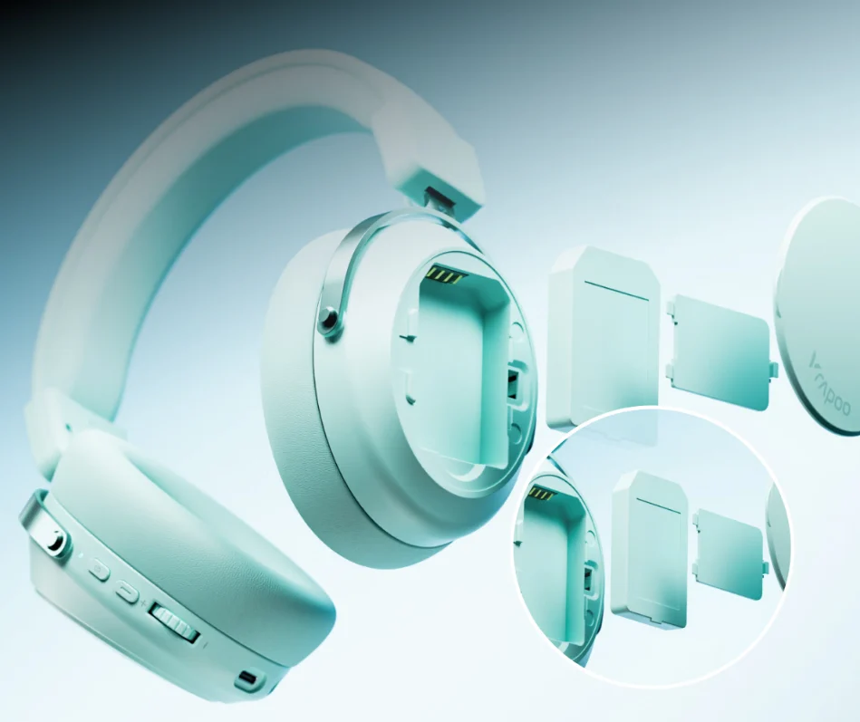 Rapoo VE3 wireless gaming headset overview