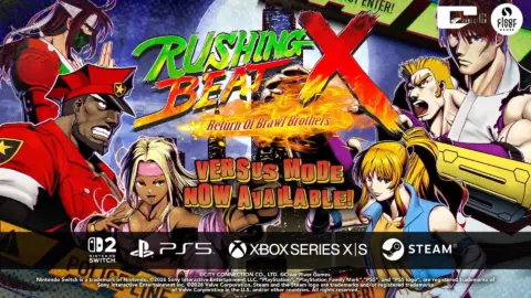 RUSHING BEAT X Versus Mode update brings local PvP to beat ’em up