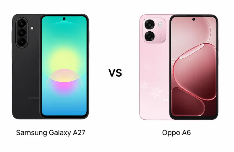 Samsung Galaxy A27 vs Oppo A6 Comparison: Display, Battery, Camera & Performance