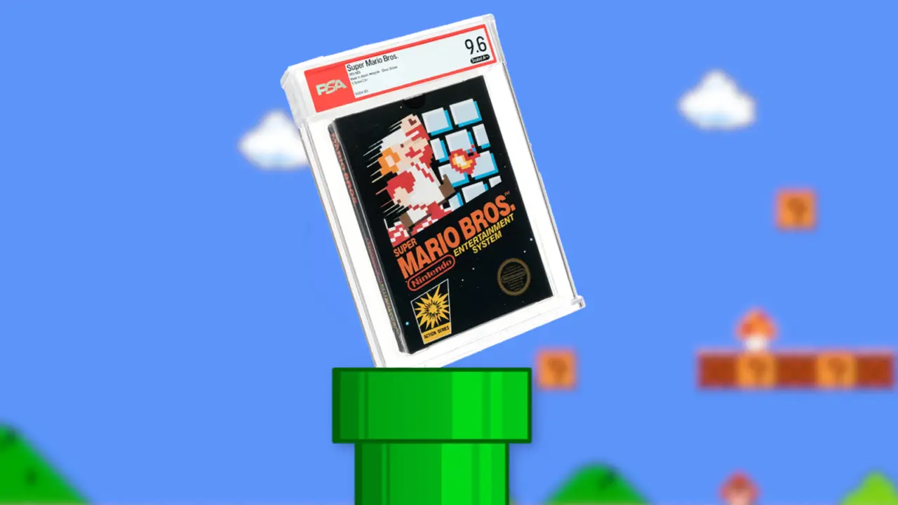 Sealed Super Mario Bros. NES Cartridge Sells for Record $3 Million at Auction