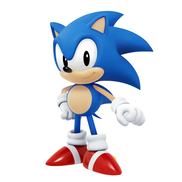 Classic Sonic playable character in Sonic Racing CrossWorlds