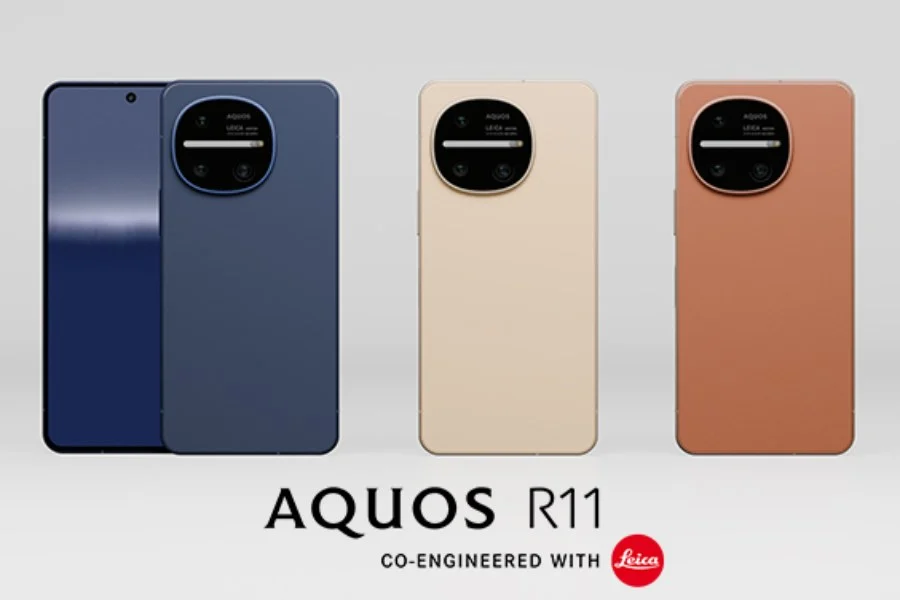 Sharp AQUOS R11 rear camera module with Leica branding