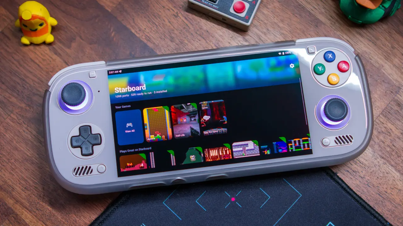 Starboard app interface on an Android handheld