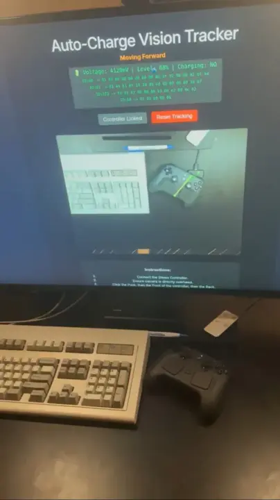 Steam Controller auto-charges via community haptic navigation project