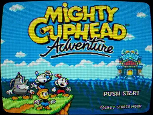 Mighty Cuphead Adventure game art