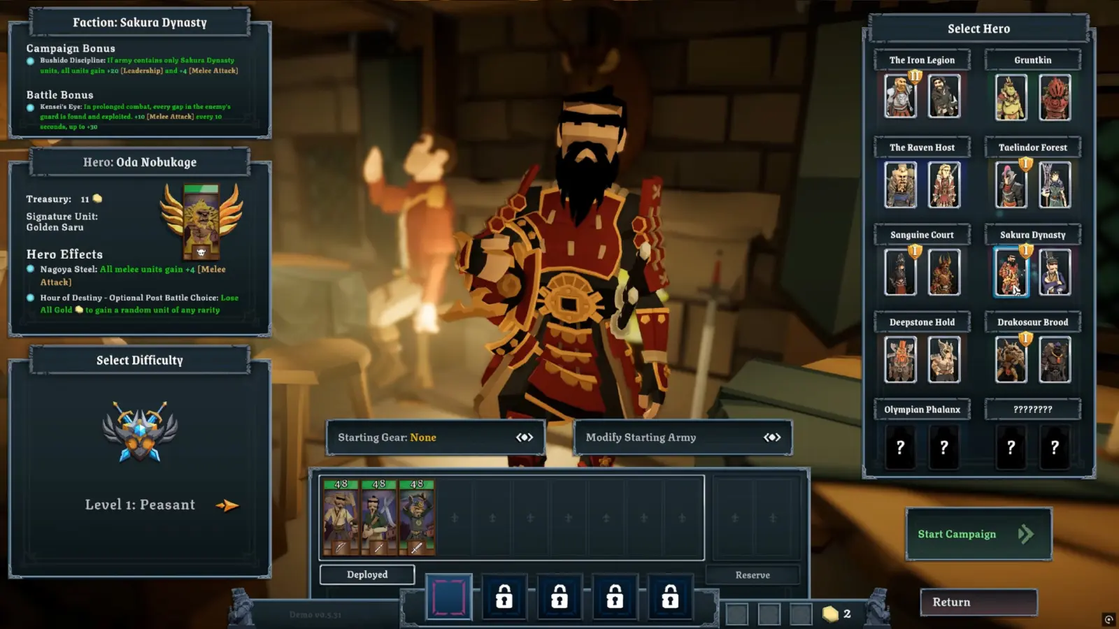 Tabletop Tavern gameplay screenshot showing tactical unit deployment