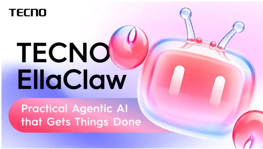 TECNO EllaClaw AI agent interface