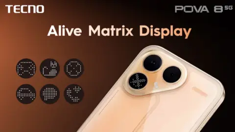 TECNO POVA 8 5G Launches With Massive 8,000mAh Battery and Alive Matrix Display