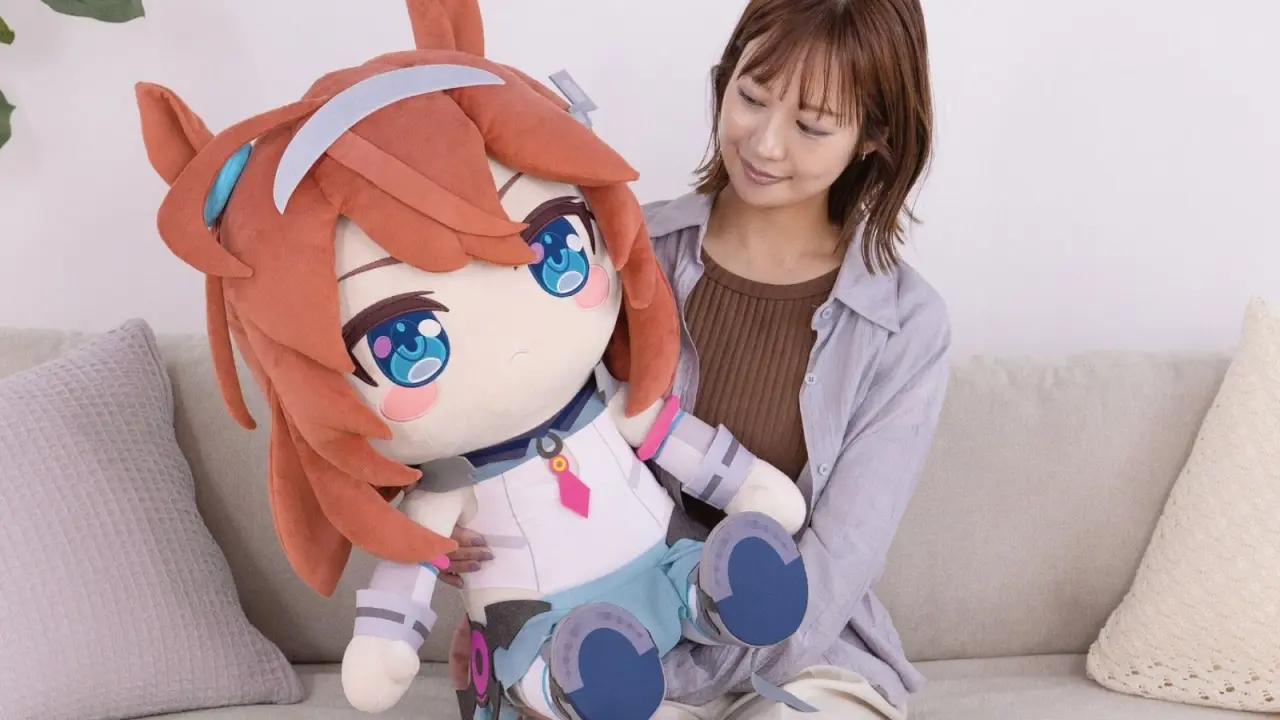 Umamusume Giant Plushies of Rice Shower and Mihono Bourbon Announced
