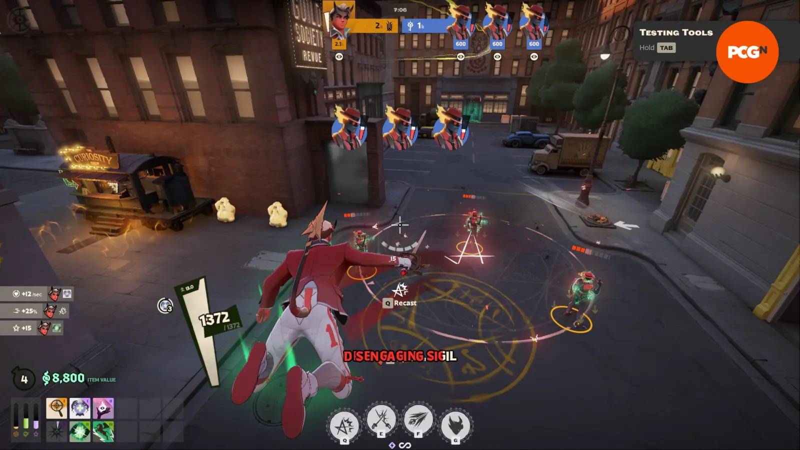 Holliday character from Deadlock using Powder Keg ability