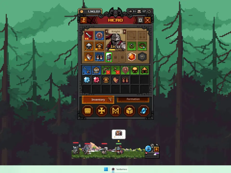 Viral Idle RPG TBH: Task Bar Hero Hits No. 2 on Steam Charts
